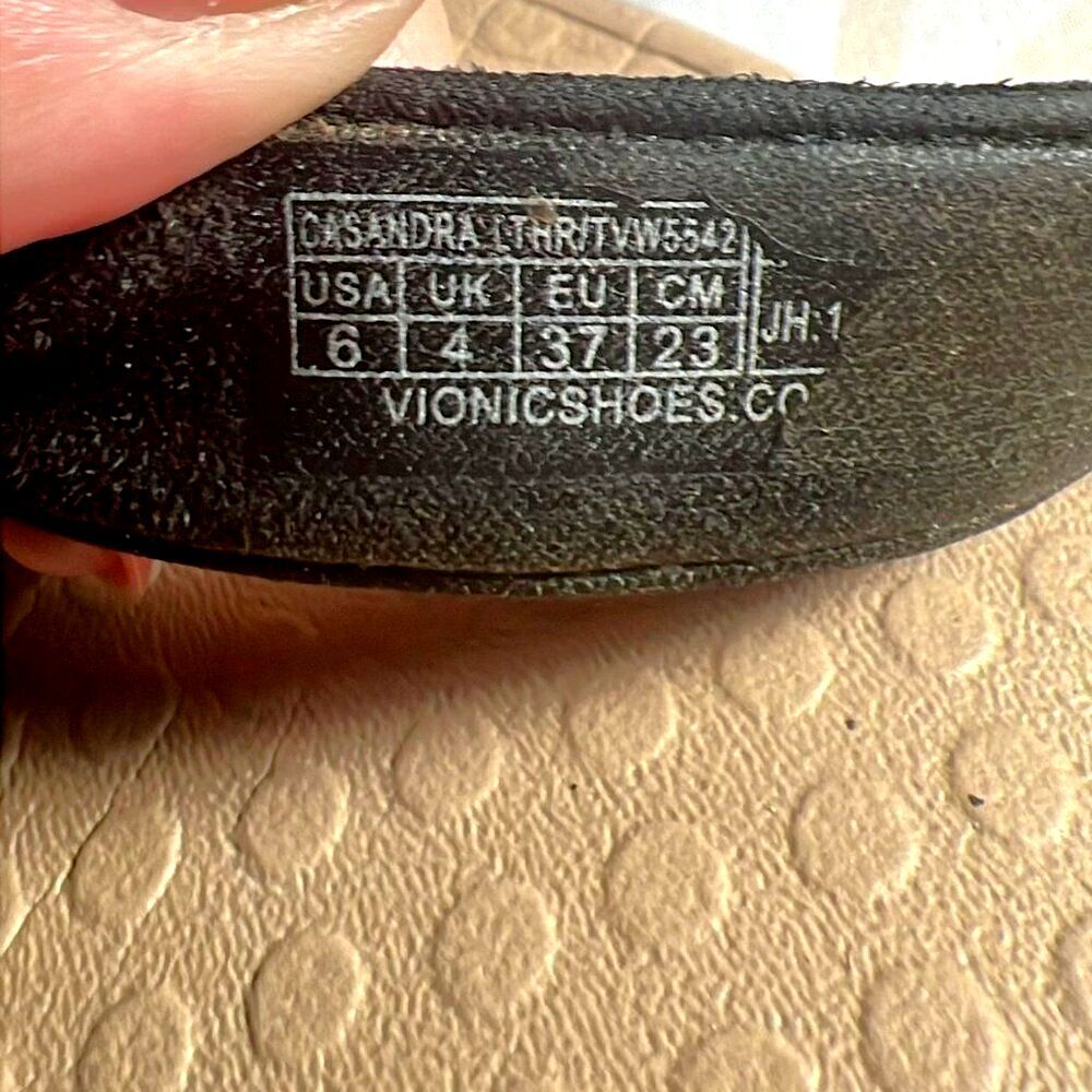 Vionic Casandra Sandal - Black -  SIZE 6 - Picture 7 of 8